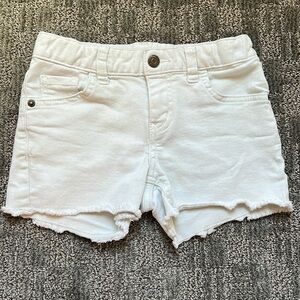 White Jean Shorts